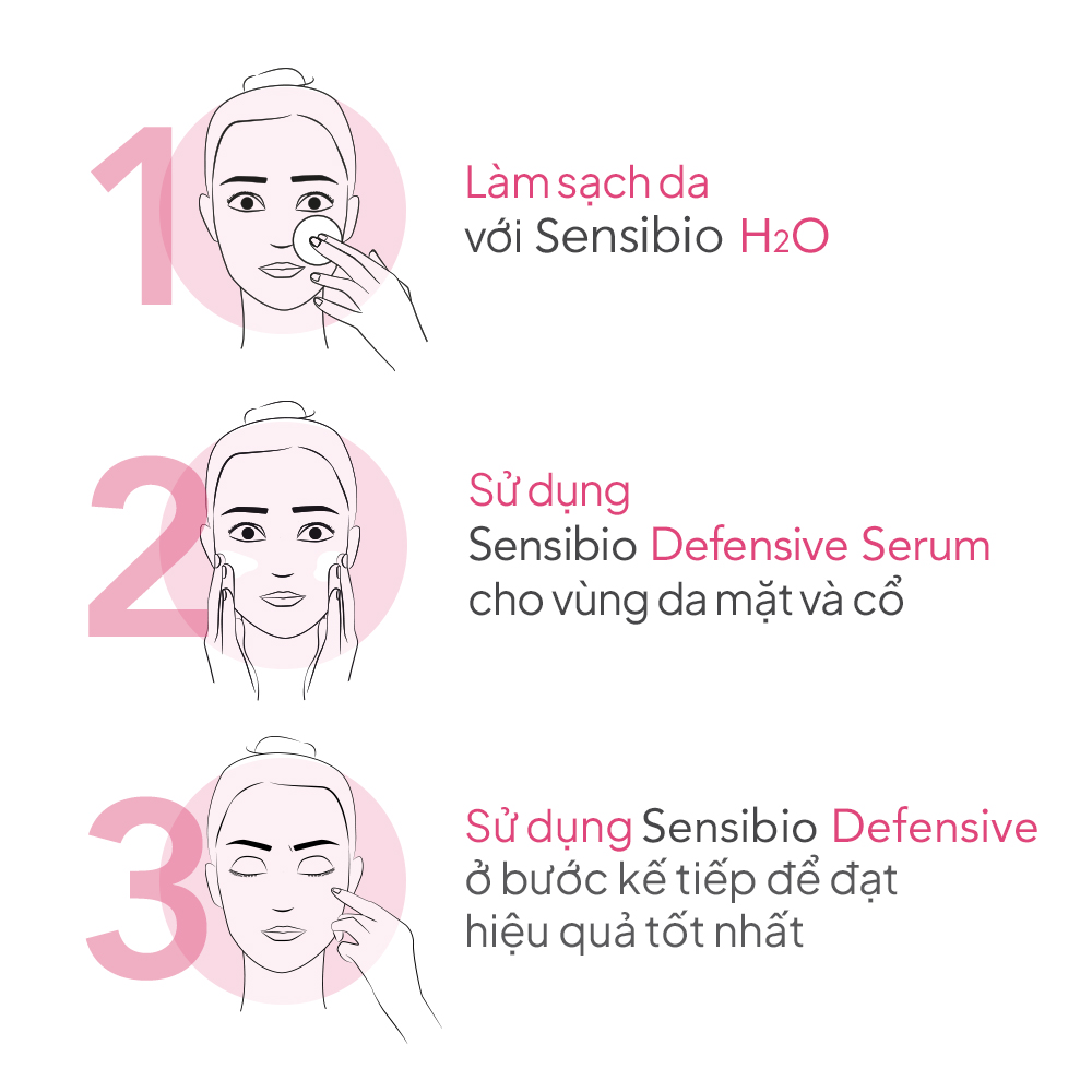 Tinh chất dưỡng ẩm và làm dịu dành cho da nhạy cảm Sensibio Defensive Serum 30ml