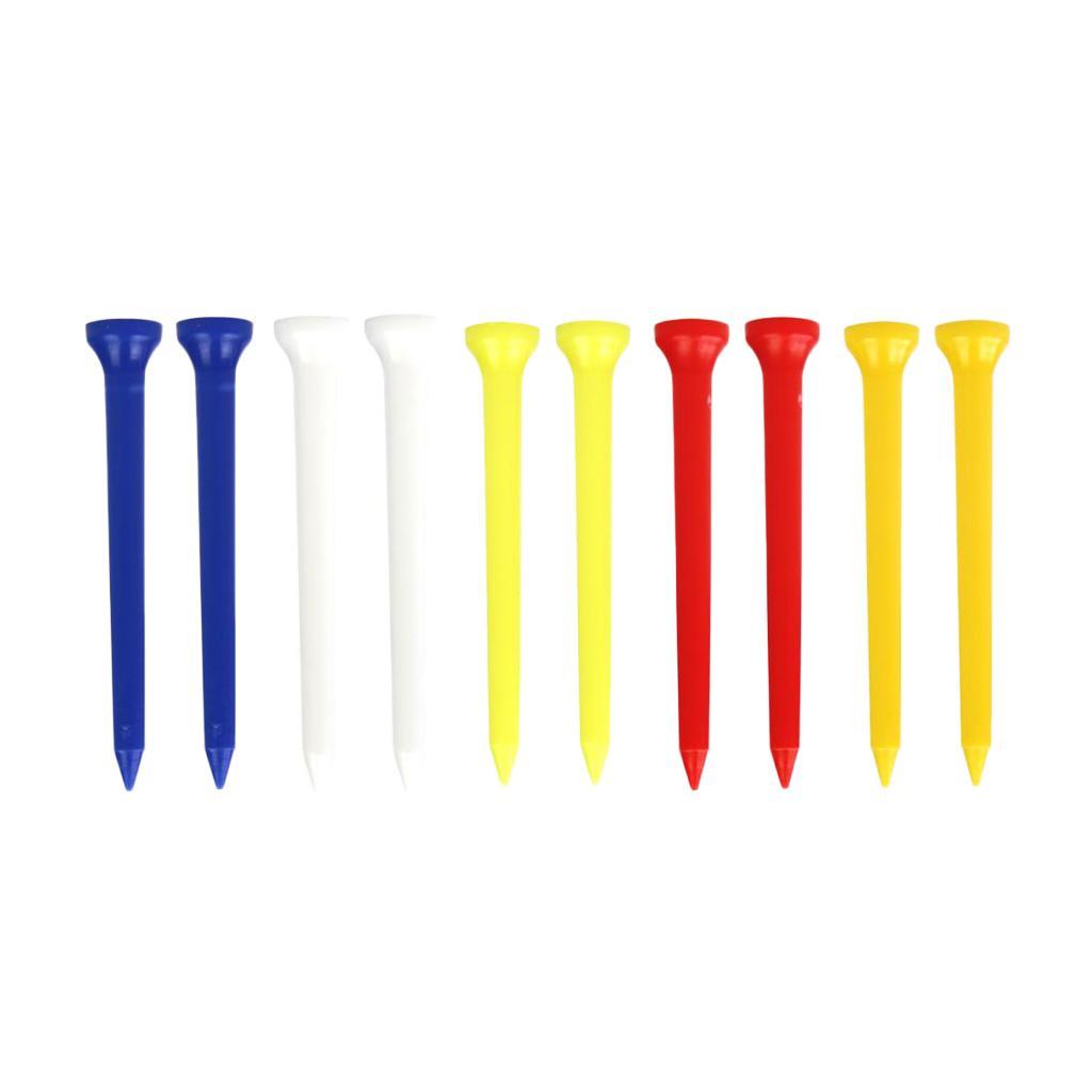 Set of 20 Bulk Golf Driving Range Tees Low Friction Plastic Golf Nails