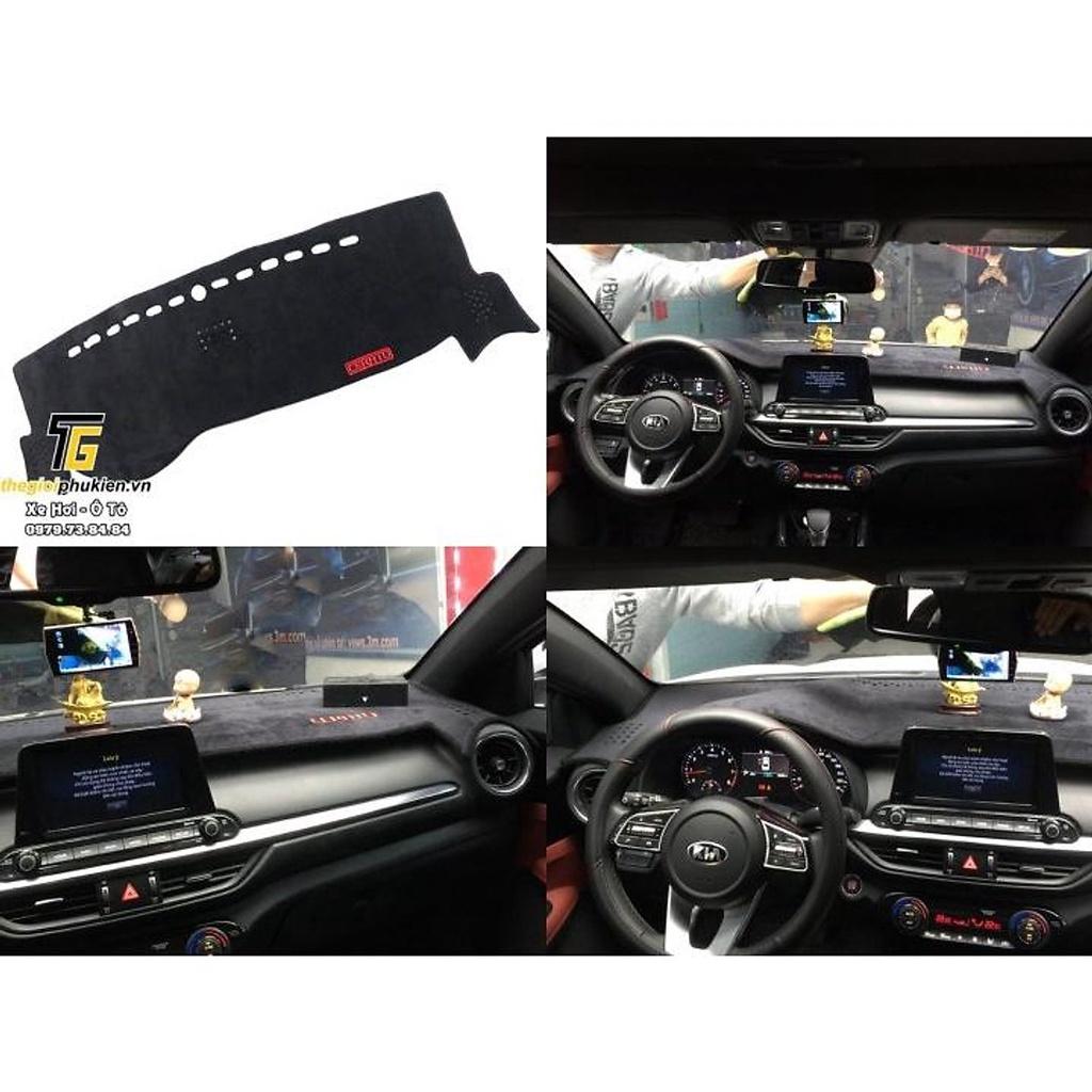 Thảm nhung taplo chống nắng Kia Cerato 2019-2021