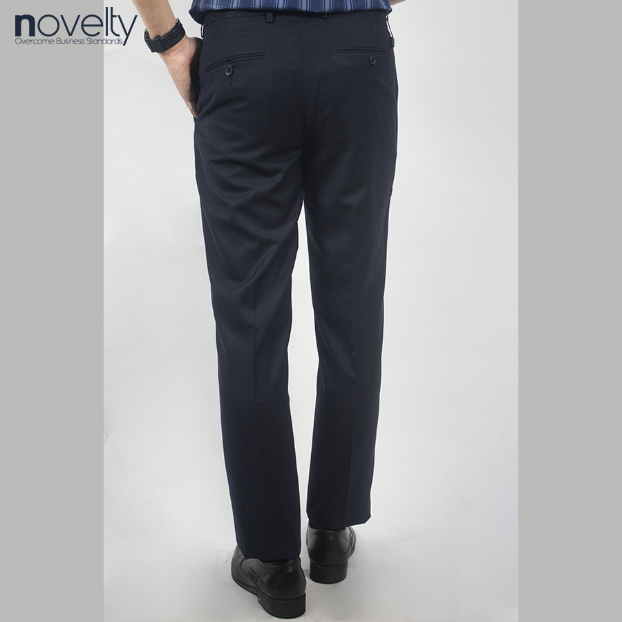 Hình ảnh Quần tây nam 0Ply Novelty Regular fit Trơn màu xanh Navy NQTMMDMPRR2302150