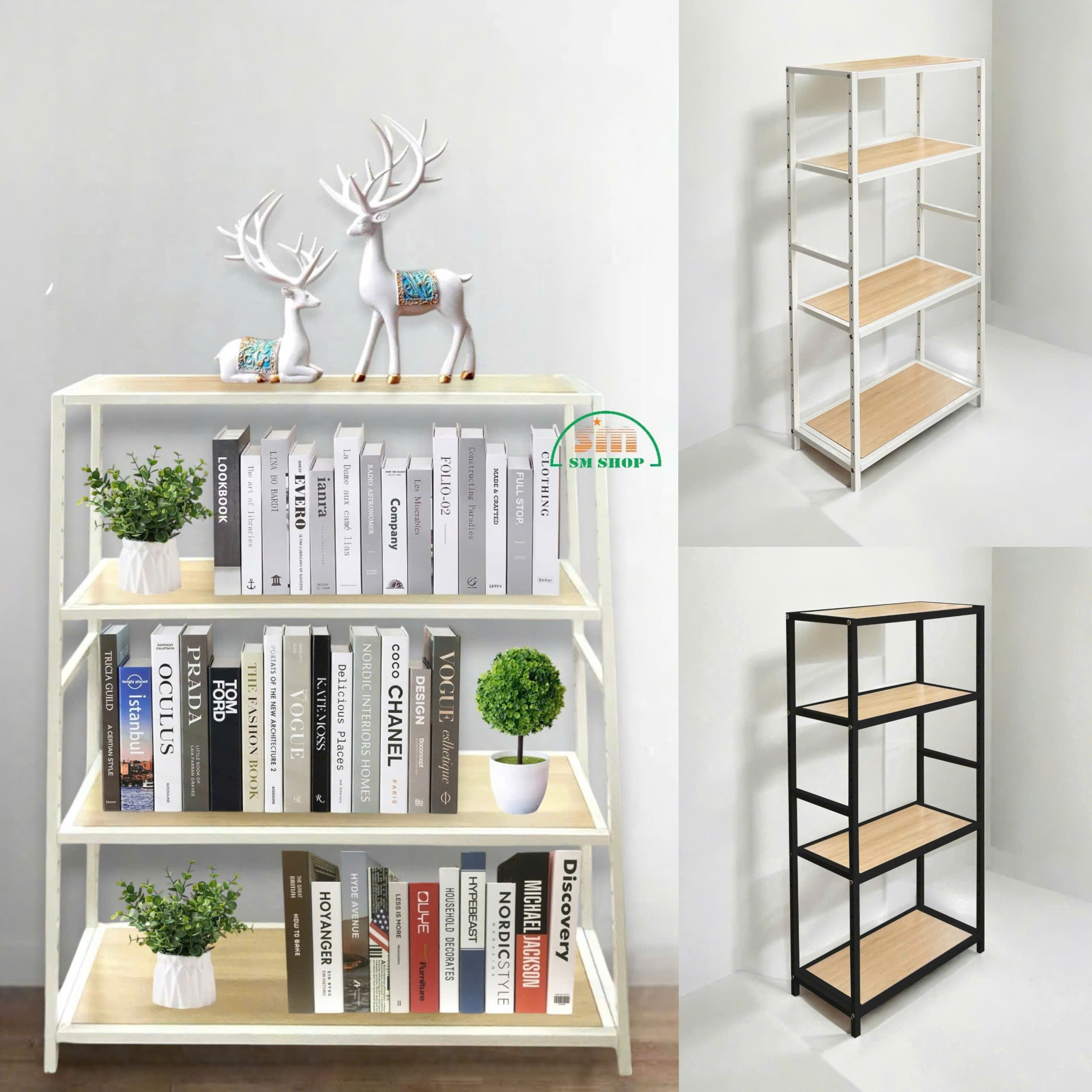 Kệ sắt 4 tầng Enter KG100120-4 100x30x120cm