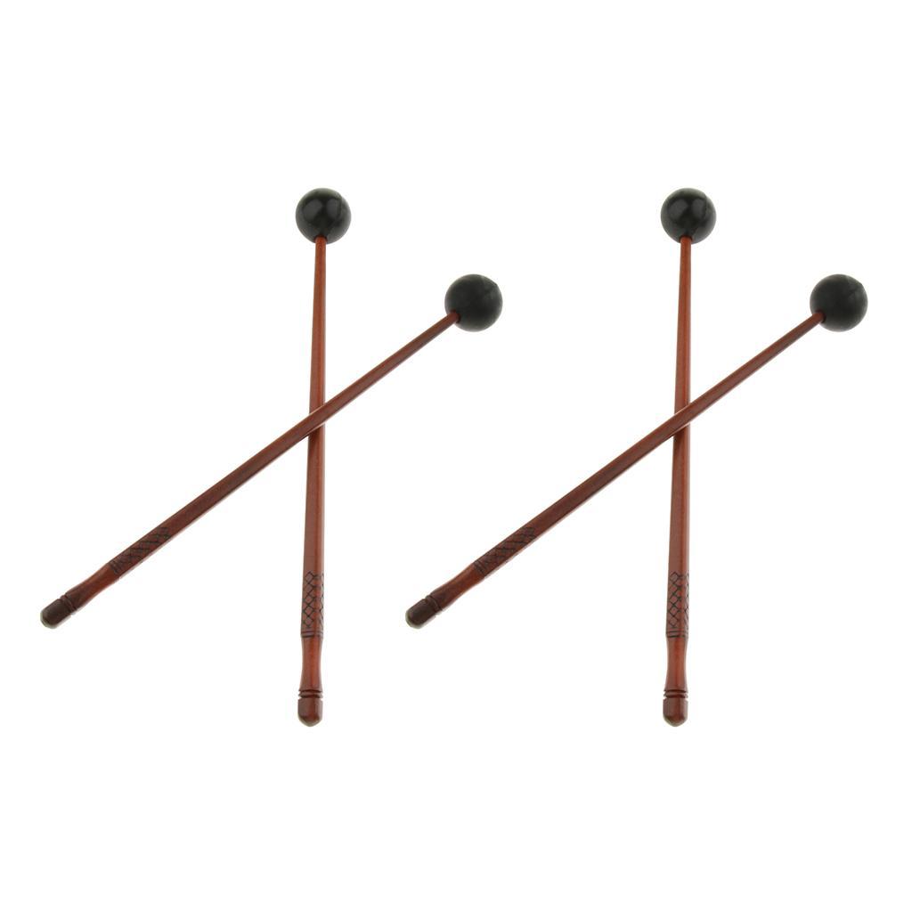 Exquisite 2 Pair Tongue Drum Mallets Drumsticks Percussion Instrument Parts