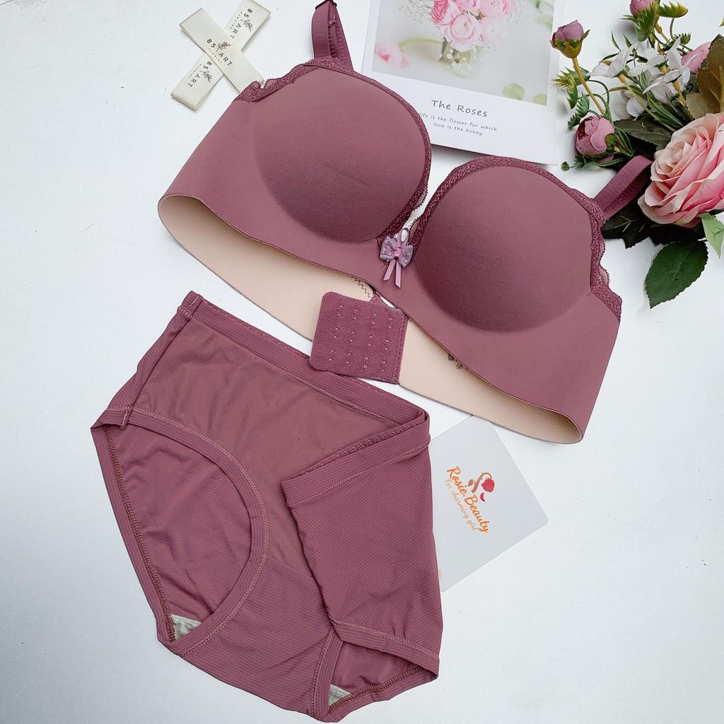 Áo lót nữ không gọng đúc su cao cấp nâng ngực viền ren đệm vừa tạo from cực đẹp AS/133