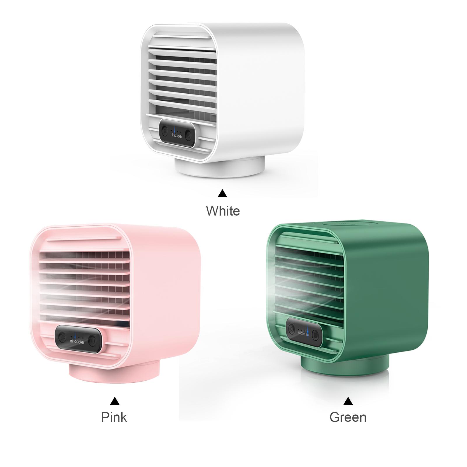 Quạt điều hòa không khí di động làm mát 3 tốc độ, sạc USB, dung tích 150ml