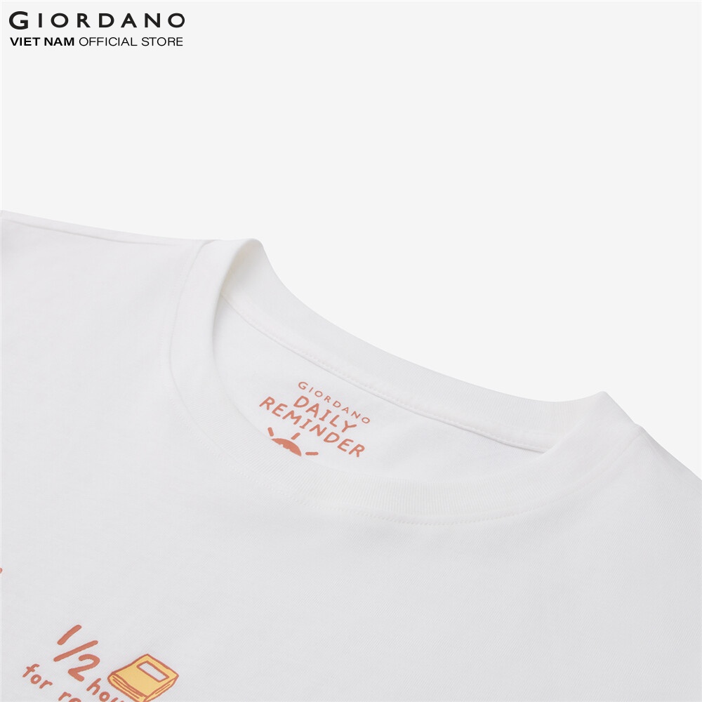 Áo Thun Nữ Ngắn Tay In Hình Printed Tee Giordano 05393211