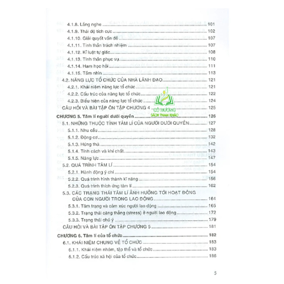 Sách - Giáo trình Tâm lí học quản lí