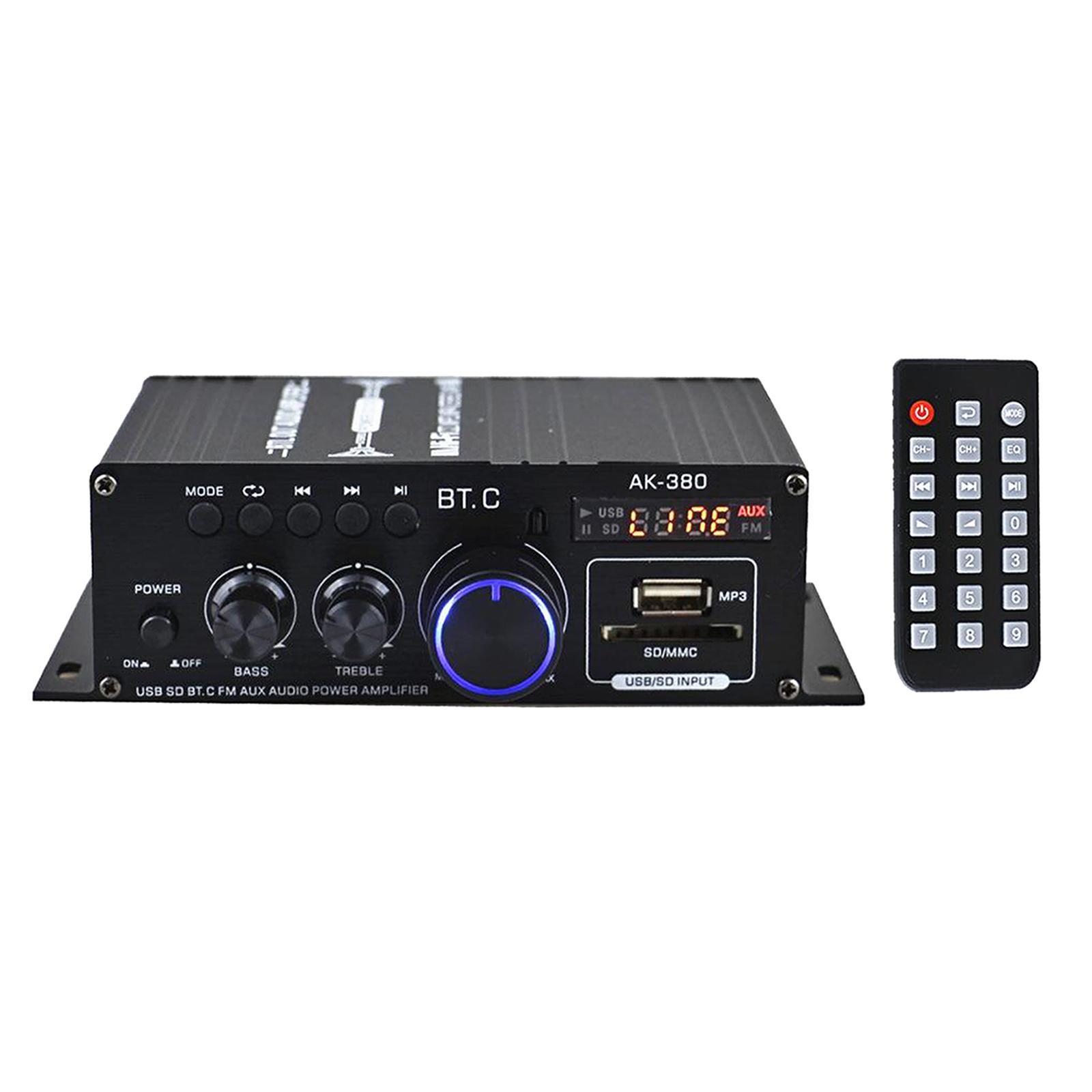 Surround Sound Mini  Sound  Amp Speaker  12V FM USB