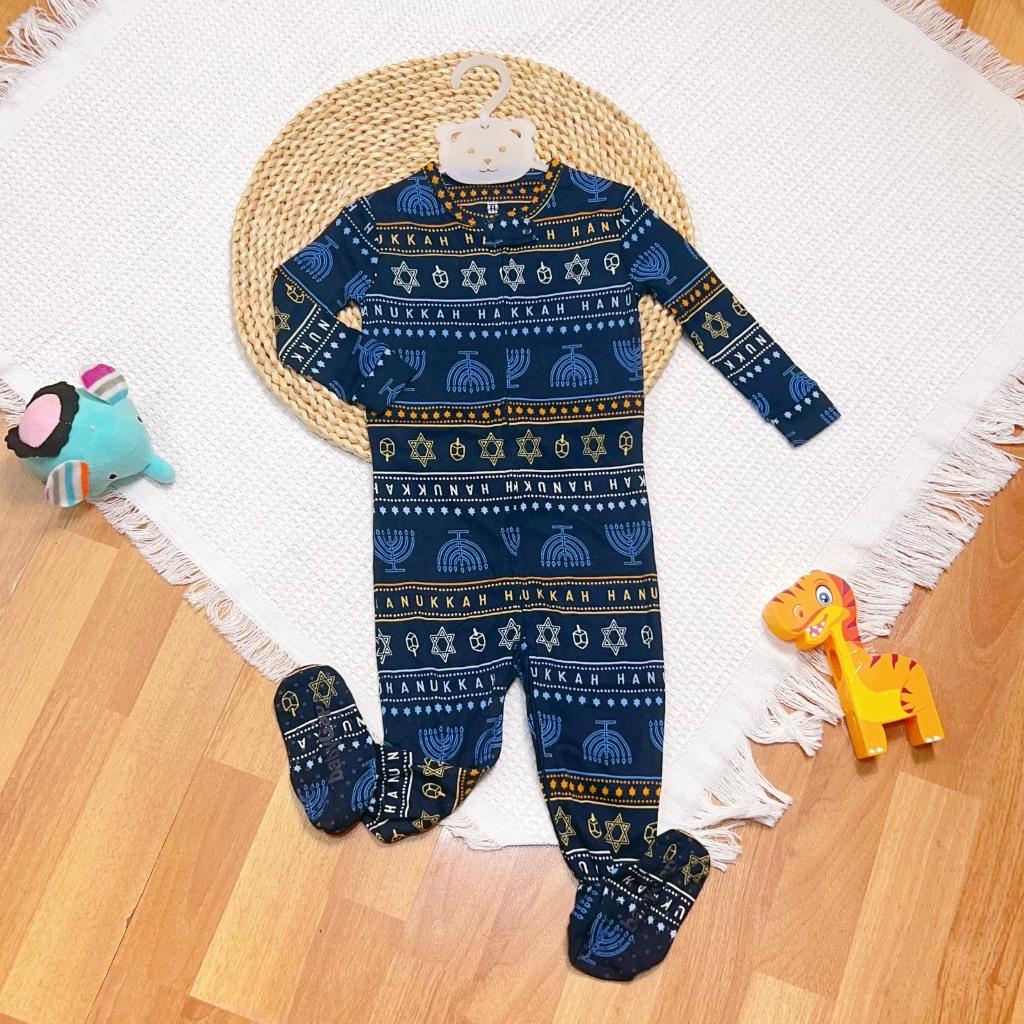 (Size 6-18m) Body ngủ chất cotton mềm mịn, FORM ÔM cho bé - hàng xuất dư nhiều hãng - NÊN ĐẶT TĂNG SIZE