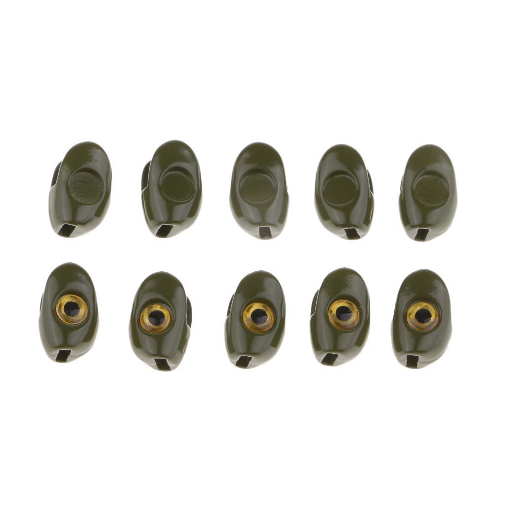 10pcs Fly Tying Copper Beads Fly Tying Skulpin Head Fly Tying Materials