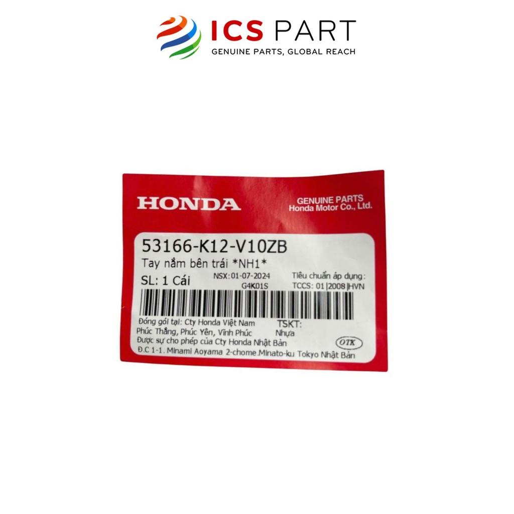 Cao Su Tay Nắm Trái HONDA Lead 125 Đen Nh1 (53166K12V10ZB)