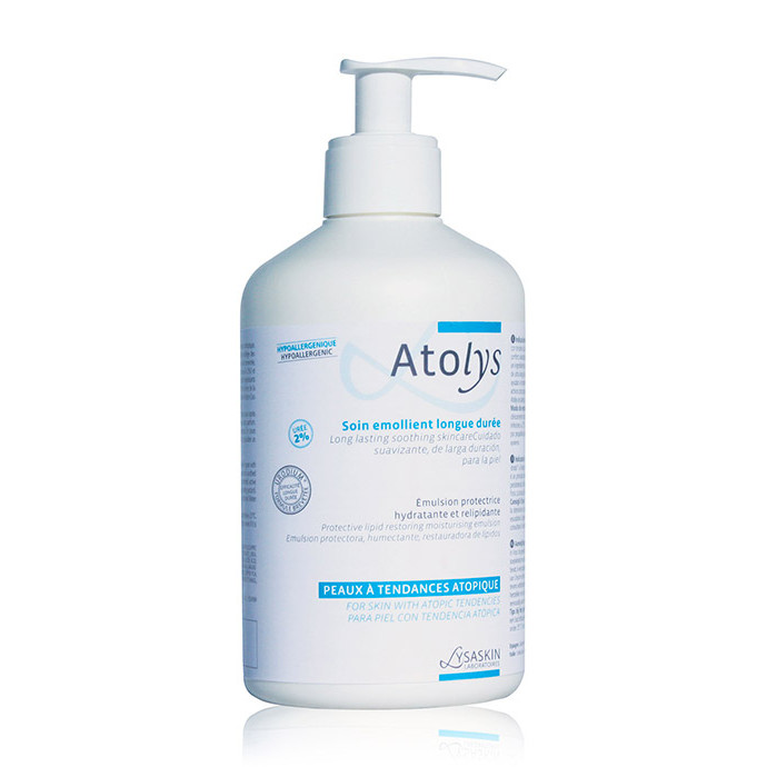 Sữa dưỡng cho da bị nứt nẻ và có xu hường bị dị ứng Lysaskin Atolys Soin Emollient Longue Durée 200ml