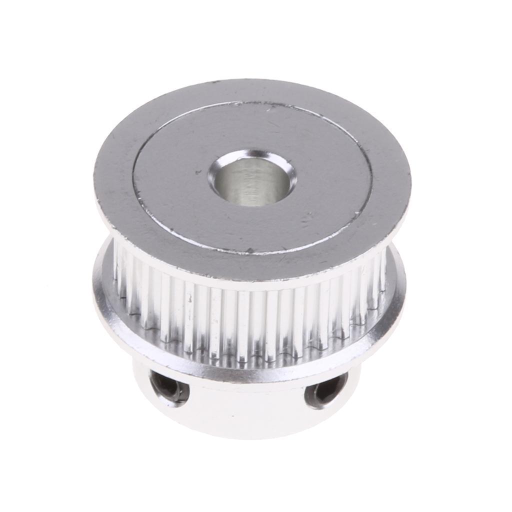 Aluminum Alloy 3D Printer GT2 30 Teeth Timing Belt Pulley 5mm Bore for X Axis & Y Axis Drive~ 2PCS