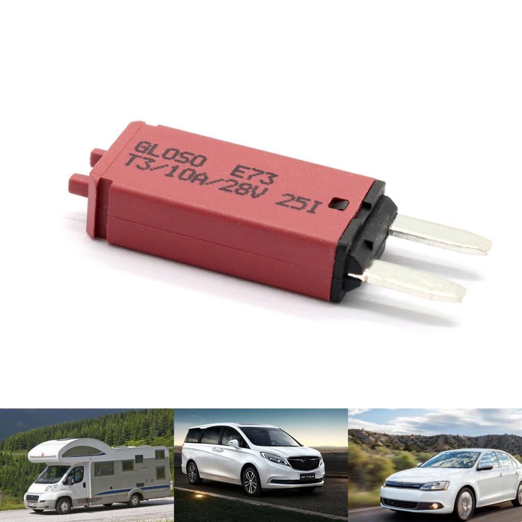 10A Auto Boat Resettable Small Blade Fuse 12V 24V Automotive Circuit Breaker
