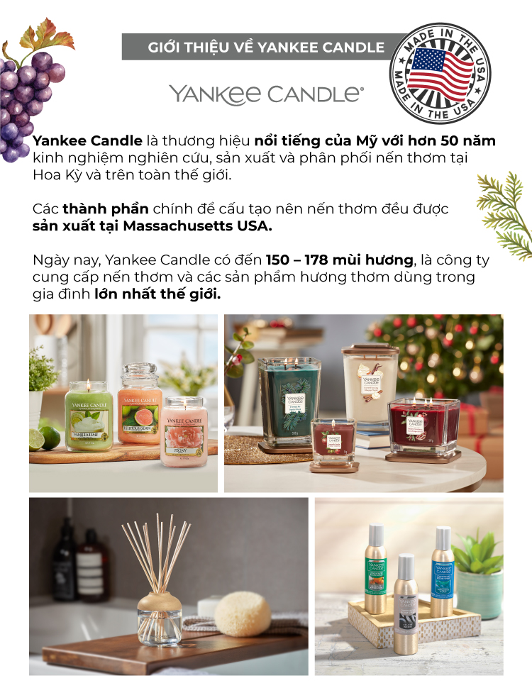 Tinh dầu tán hương đậm đặc, dạng xịt Yankee Candle - Sun & Sand (42.5g)