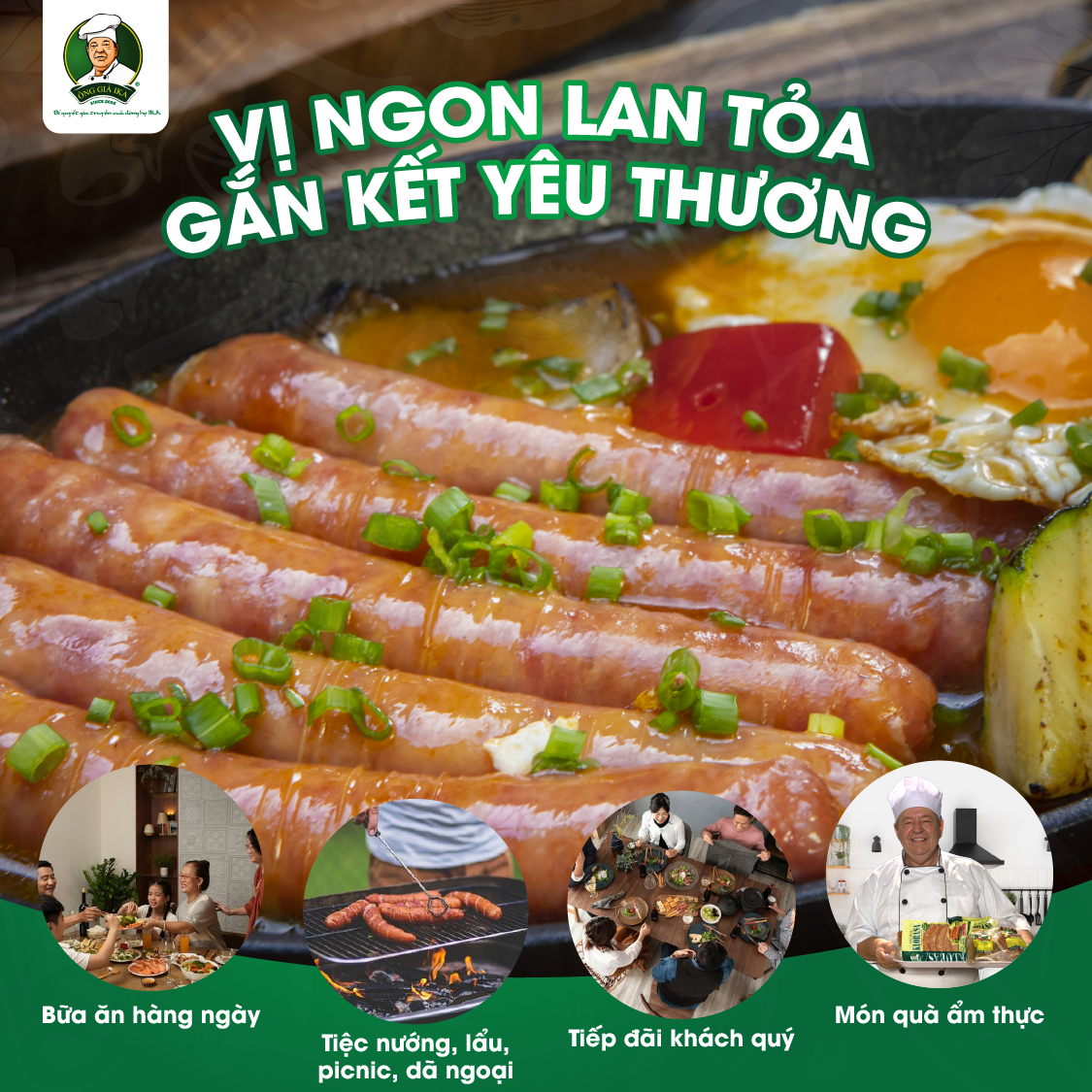 [Chỉ Giao Hà Nội] Xúc xích Nướng BBQ 300g