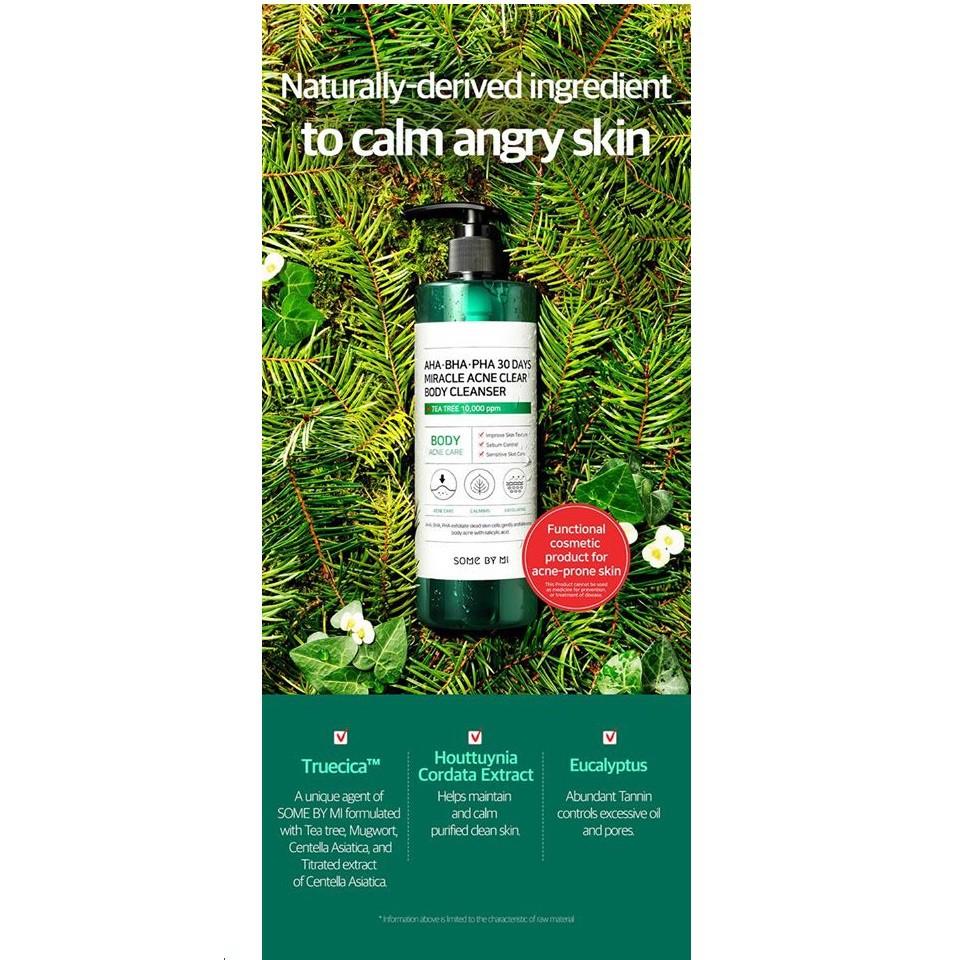 Sữa tắm ngừa mụn Some By Mi AHA-BHA-PHA 30Days Miracle Acne Clear Body Cleanser 400gr