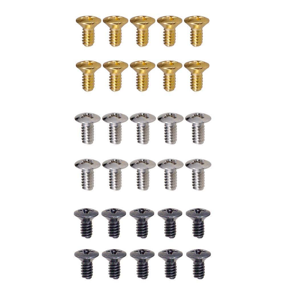 10pcs Guitar Switch Mounting Screws for ST SQ Guitar Golden