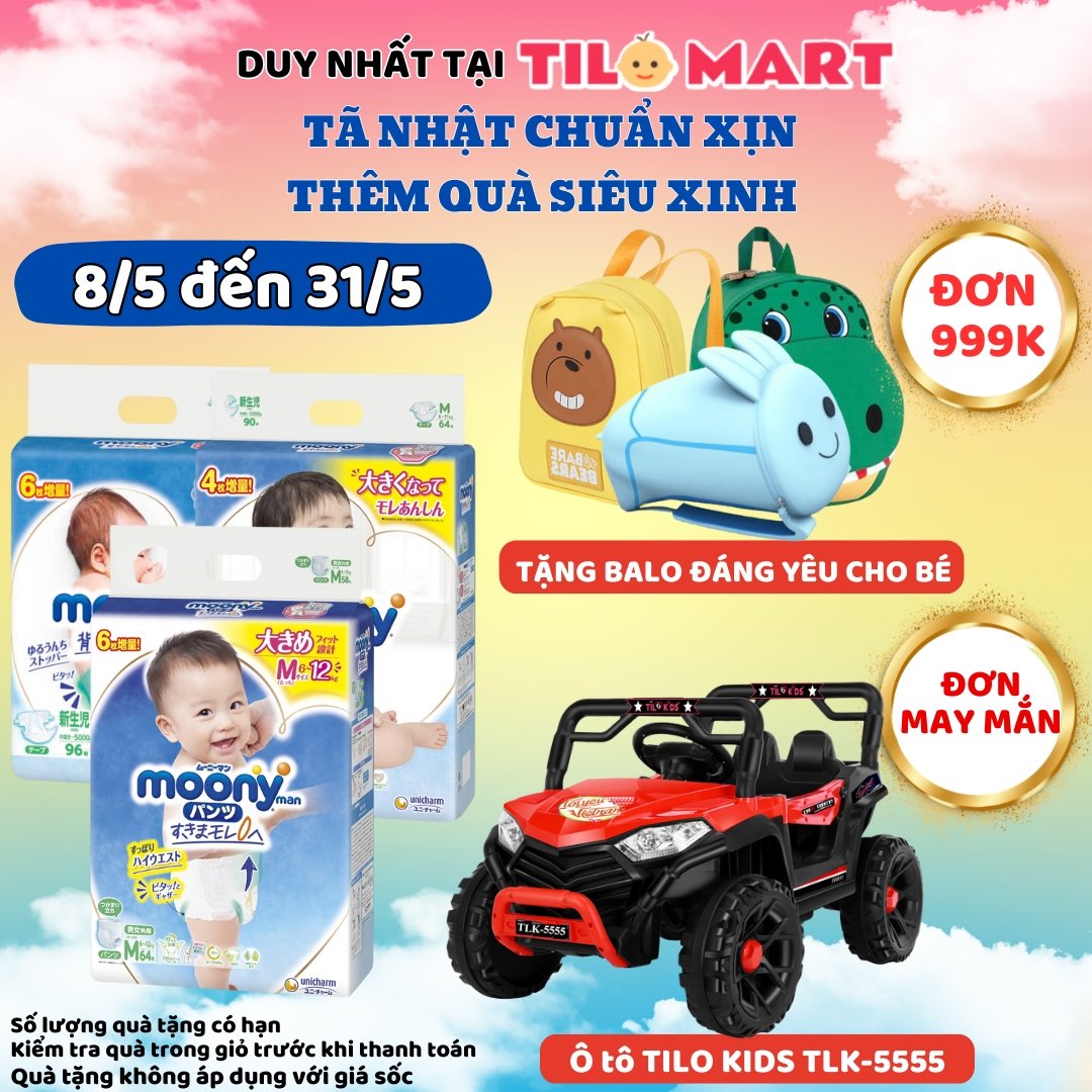 Cộng 6 Miếng Tã Quần Moony Cao Cấp L446 Girl - Nhập Khẩu Từ Nhật Bản