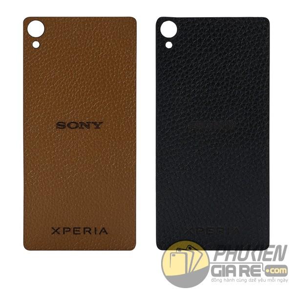 Miếng dán da Sony M4 da bò 100%
