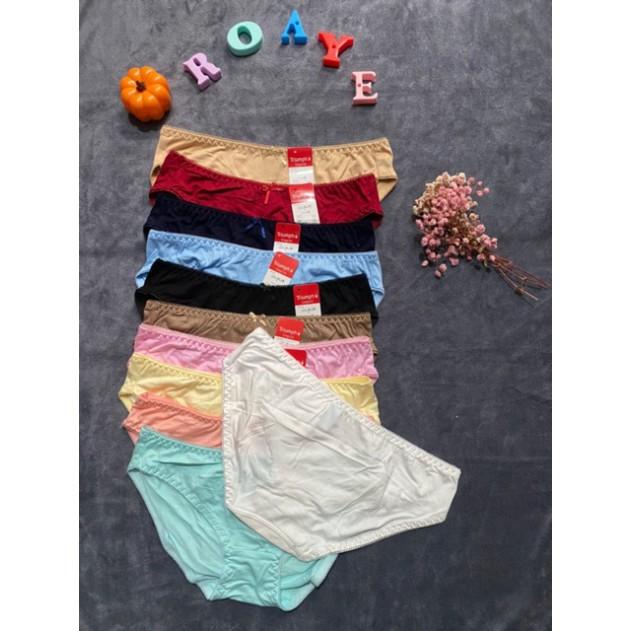 Quần Lót Nữ. Quần Lót Cotton Trơn Mềm Thấm Thoáng. Size M. L. XL. XXL