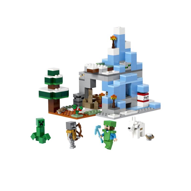 Đồ Chơi LEGO Minecraft Đỉnh Núi Băng Giá 21243 (252 chi tiết)