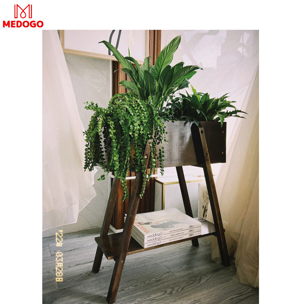 Chậu gỗ trồng cây nâng cấp, chậu trồng cây trang trí