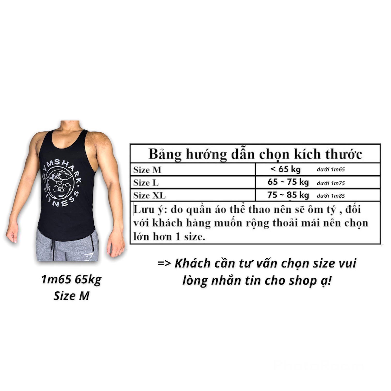 Áo ba lỗ nam tập gym DO GYM SHOP chất thun thoáng mát khi chơi thể thao, mặc nhà