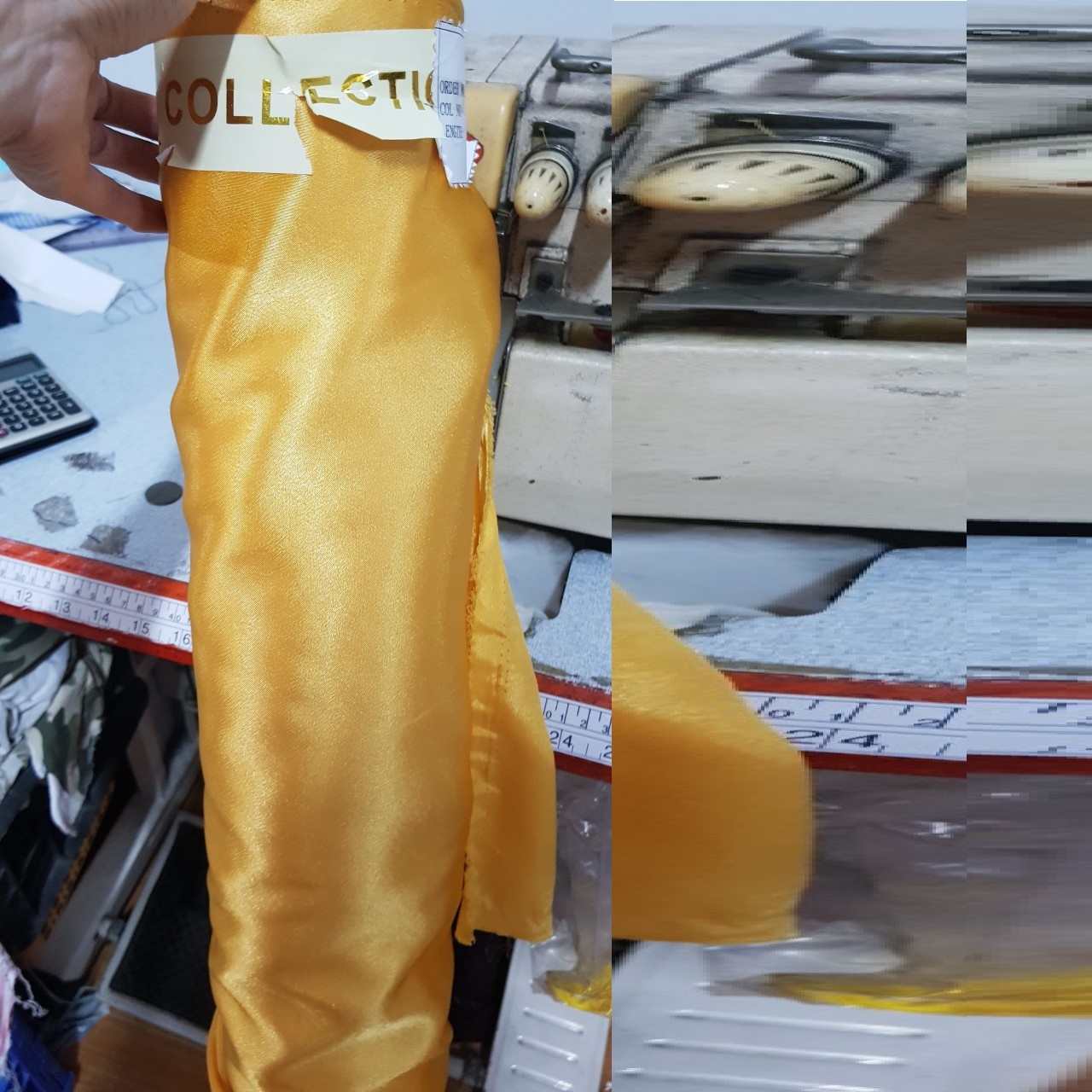 Thảm Khăn trải Bàn Phật giáo màu Vàng
