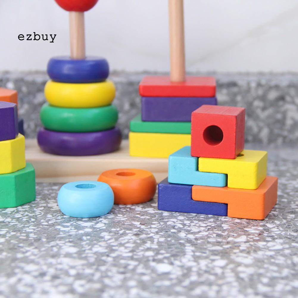 Bộ Đồ Chơi Hình Học Bằng Gỗ Cho Bé