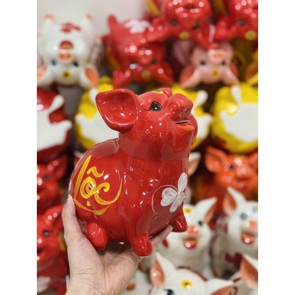 Lợn, Heo sứ tiết kiệm ngậm tiền chuẩn sứ loại 1 Bát Tràng