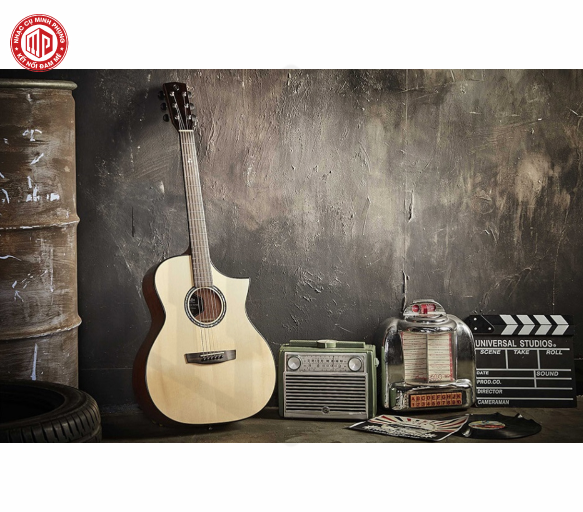 Đàn Guitar Acoustic Hex FX700C - Hàng chính hãng