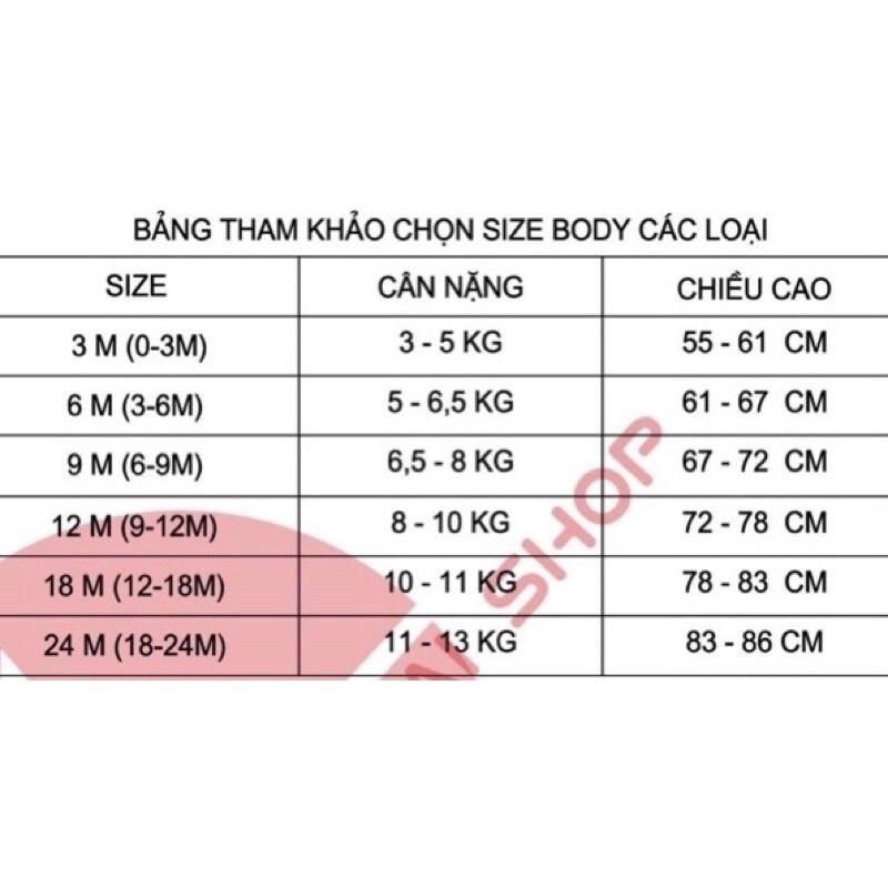 Body chip Carter Cambodia xuất xịn cho bé trai bé gái (ảnh thật tự chụp)