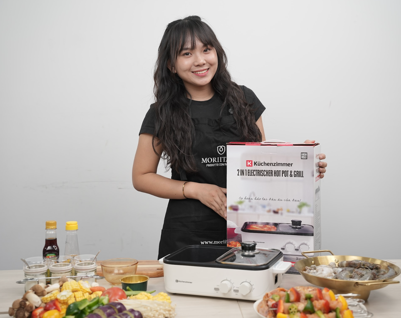 Bếp Lẩu, Nướng Đa Năng 2 Trong 1 - KUC012591 - Hàng Chính Hãng