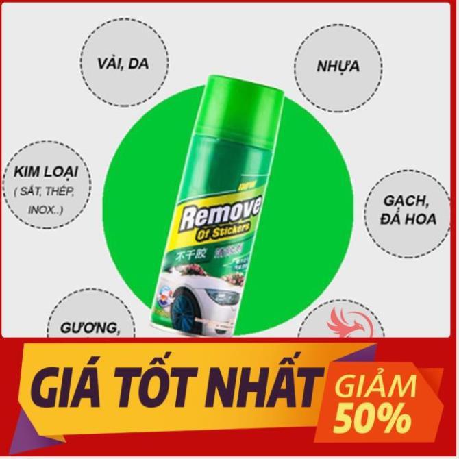 Bình dung dịch chai xịt tẩy keo dán băng dính đa năng Sticker Remover rửa sạch vết 3m decal nhựa đường