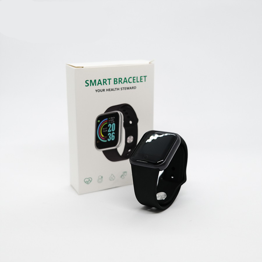 Đồng hồ thông minh nam nữ smartwatch Y68, đo nhịp tim, thông báo cuộc gọi tin nhắn