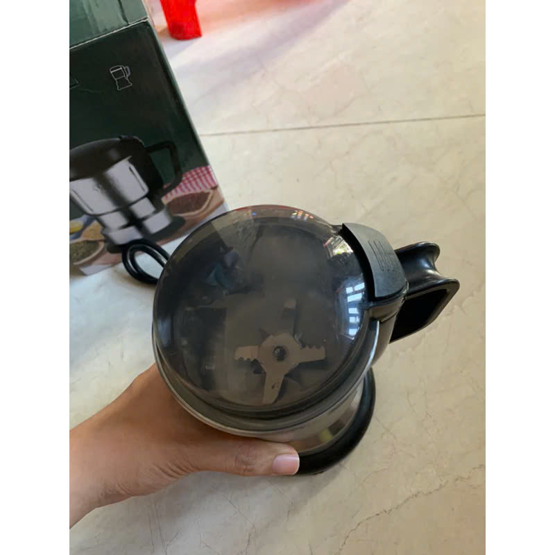 Máy Xay Hạt Khô Inox Đa Năng Food Grinder 8 Lưỡi Cực Bén Có Tay Cầm Tiện Lợi