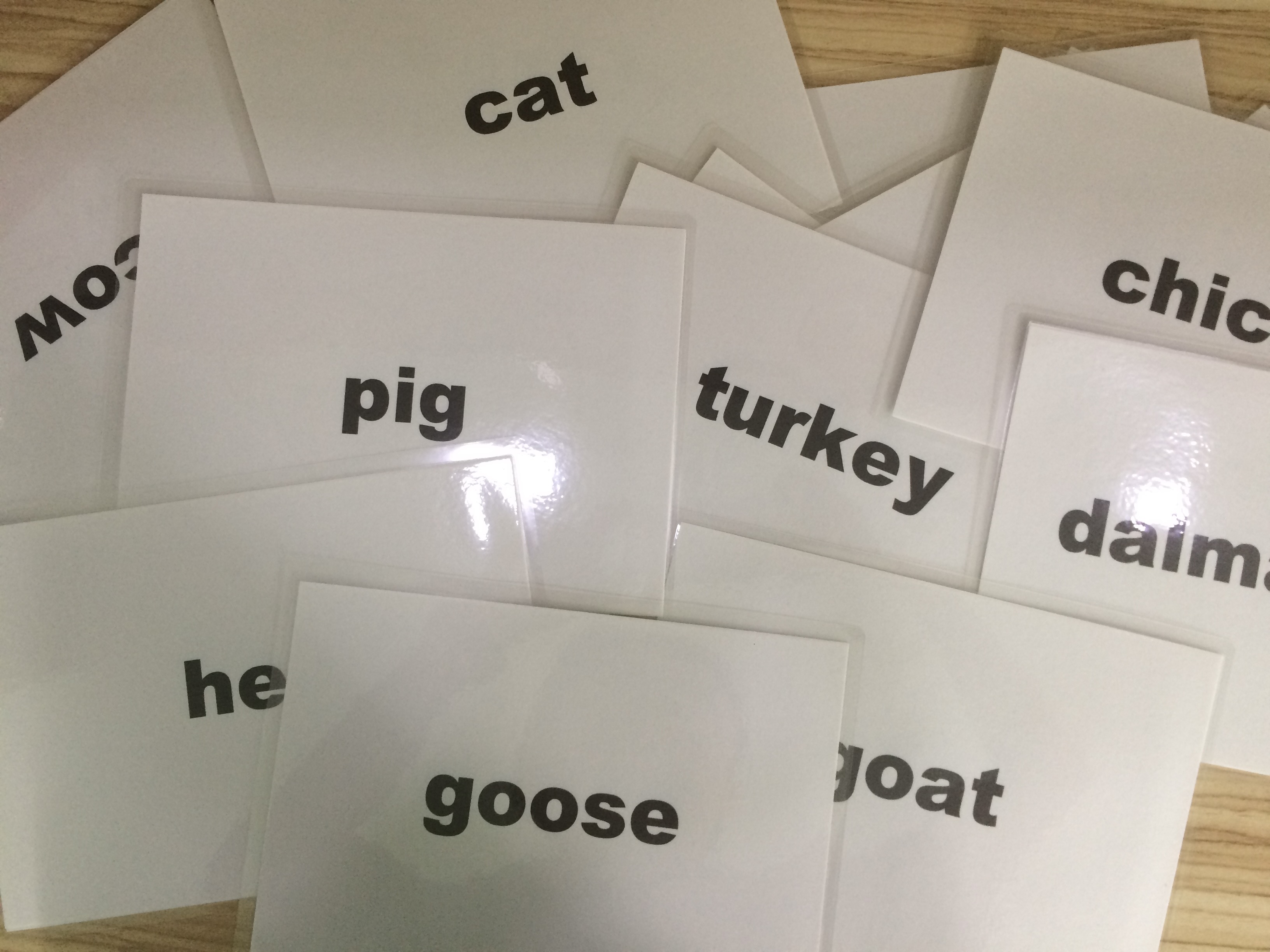 Animal Flashcards - House &amp; Farm Animals - Thẻ học tiếng Anh chủ đề các động vật ở nhà và nông trại - 20 cards