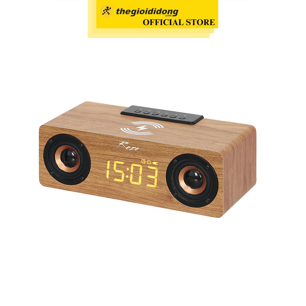 Loa Bluetooth Rezo Wooden Box - Hàng Chính Hãng