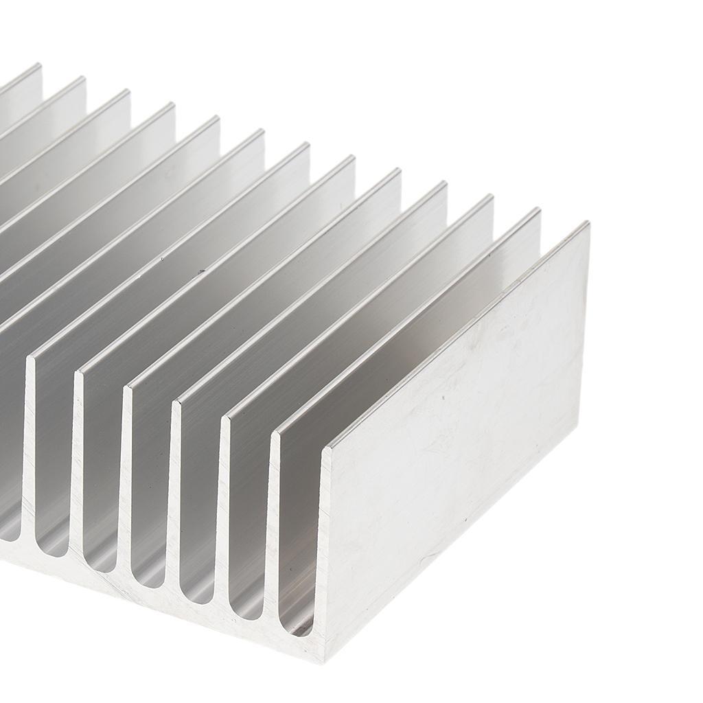 Aluminum Heatsink 100x182x45mm Cooling Radiator Cooler Fin Heat Dissipation