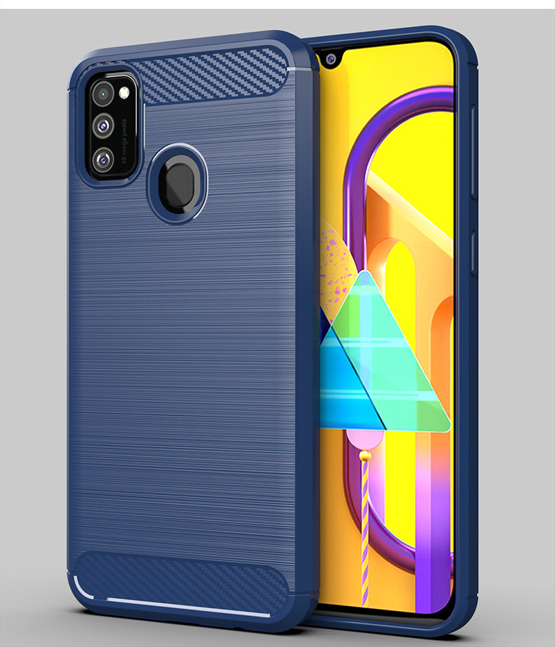 Ốp Lưng Chống Sốc Vân Cabon Dành Cho Điện Thoại Samsung Galaxy M30S