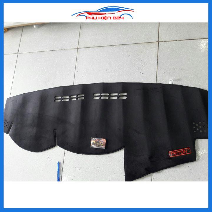 Thảm taplo xe ô tô Triton 2015-2016-2017-2018-2019-2020-2021 chống nắng nóng làm mát xe mở rộng tầm nhìn