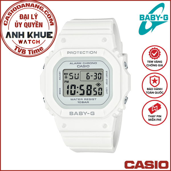 Đồng hồ nữ dây nhựa Casio Baby-G chính hãng BGD-565-7DR (37mm)