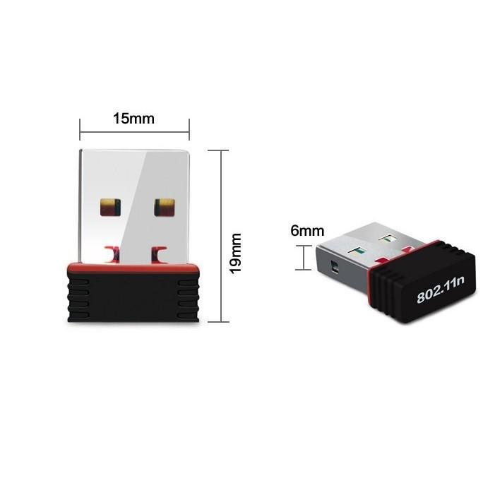 USB WIFI KHÔNG ANTEN Chuẩn WiFi 802.11n (tên mới WiFi 4)