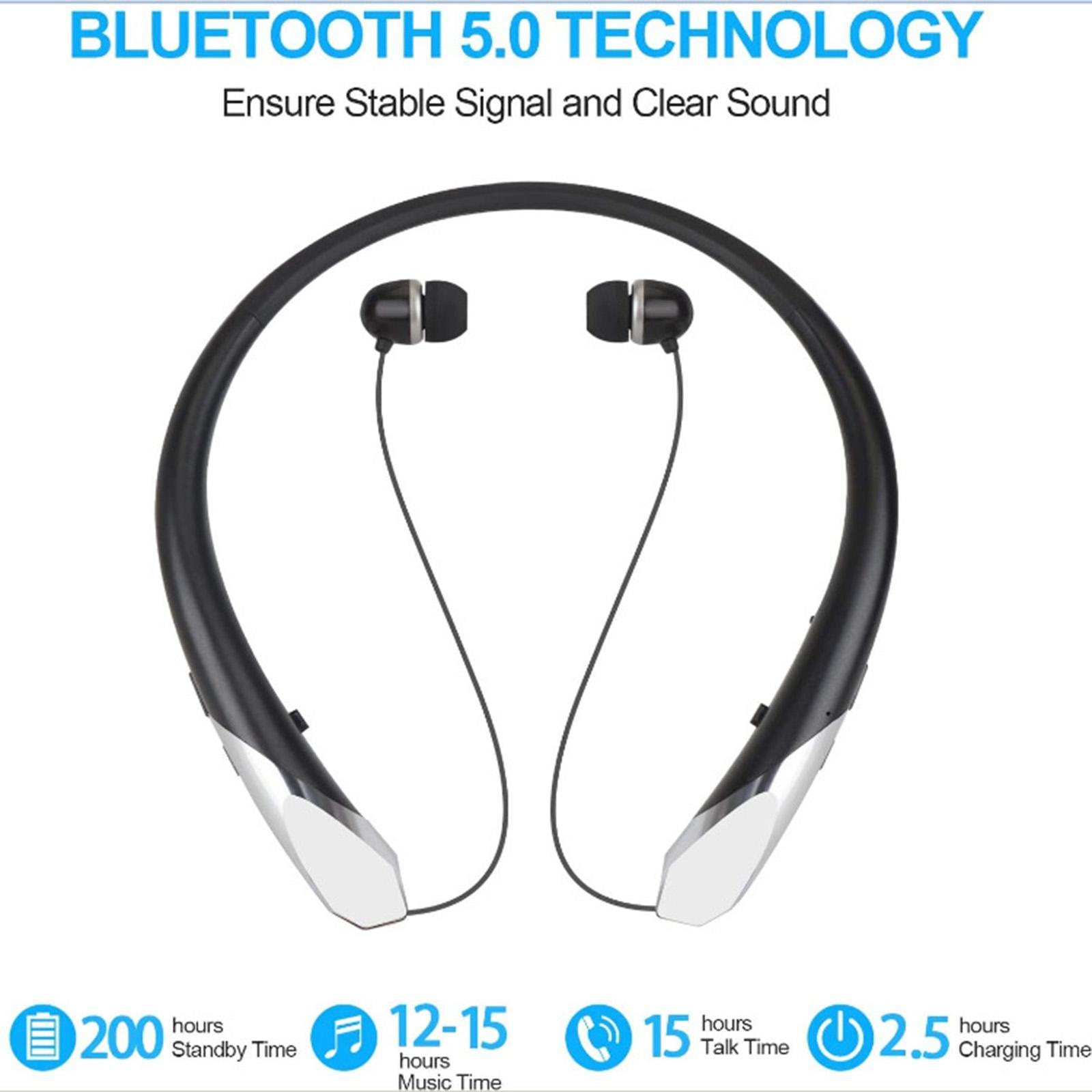 2-3pack Wireless Headphones Headsets Earphone Neckband Headsets w/Mic Sports