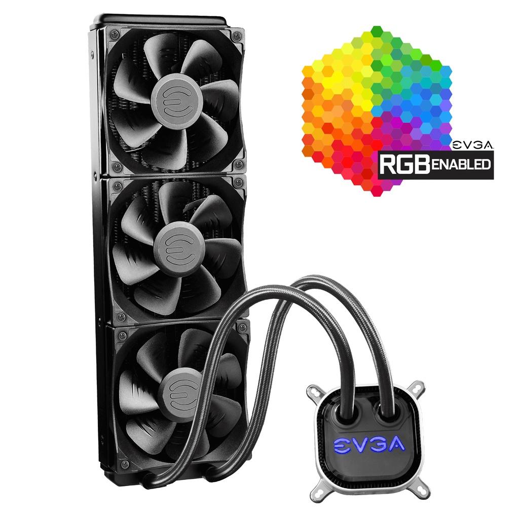 Tản nhiệt nước EVGA CLC 360mm All-In-One RGB LED CPU Liquid Cooler - Hàng Chính Hãng