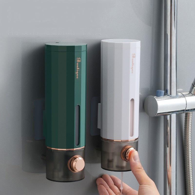 Hộp Đựng Sữa Tắm, Dầu Gội, Nước Rửa Tay Treo Tường Ấn Nhả Thông Minh