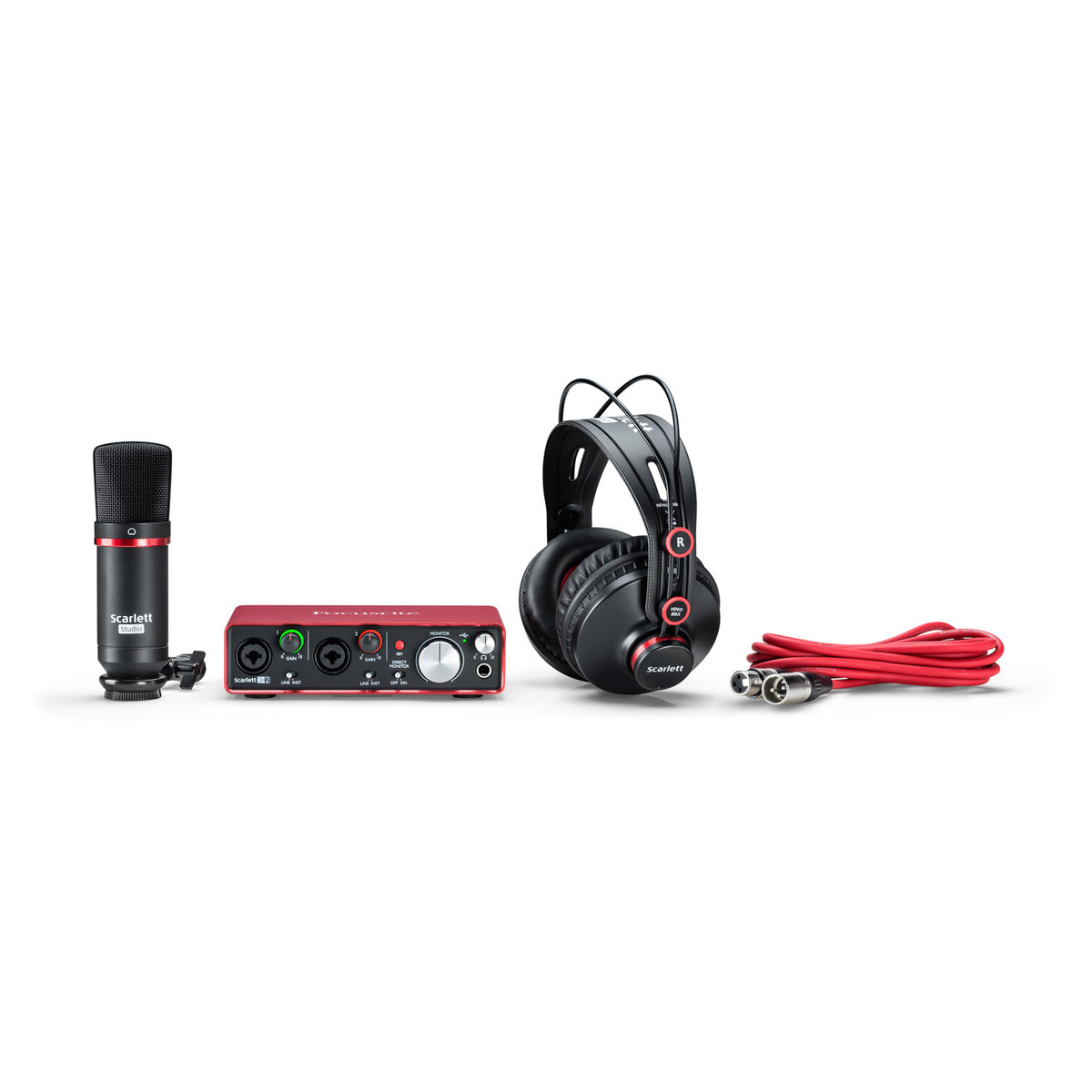 Focusrite Scarlett 2i2 Studio (2nd Gen) - Combo phòng thu cá nhân - Hàng Nhập Khẩu