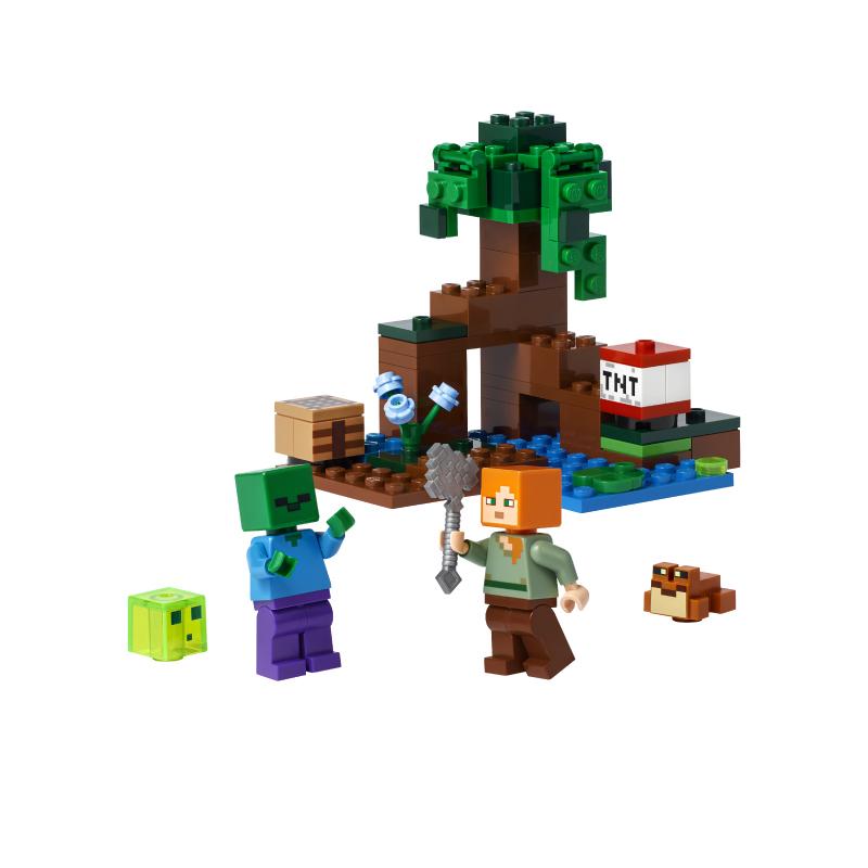Đồ Chơi Lắp Ráp LEGO Minecraft Cuộc Phiêu Lưu Đầm Lầy Huyền Bí 21240 (65 chi tiết)