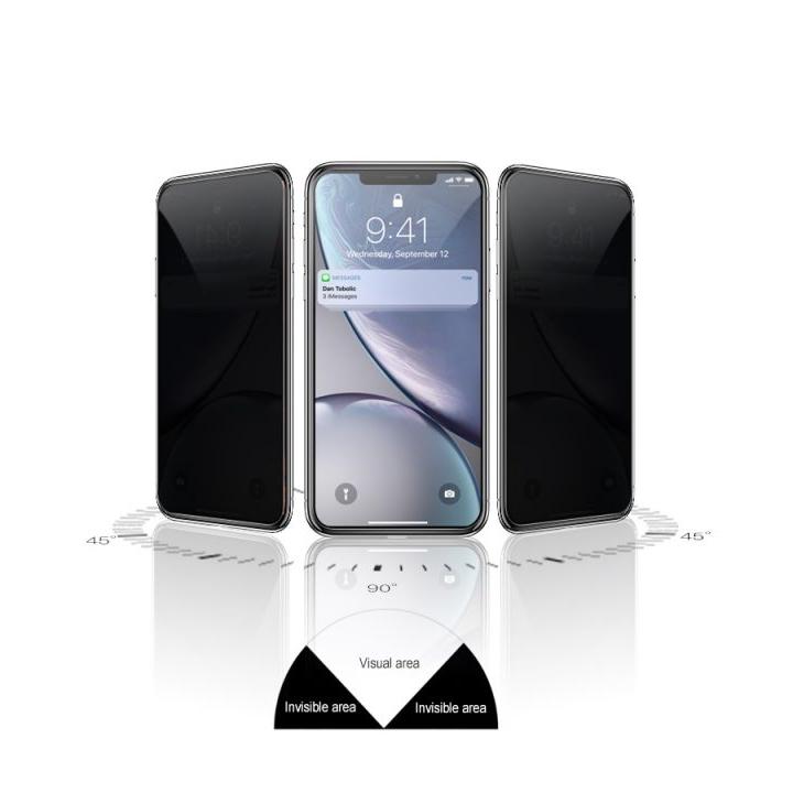 Miếng cường lực chống nhìn trộm Mipow Kingbull Premium HD cho iPhone XR/XS/XSM/11/11Pro/11Pro Max - Hàng chính hãng