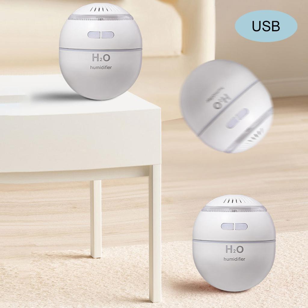 Compact Tumbler Personal Desktop Mini Humidifier White USB Uncharged